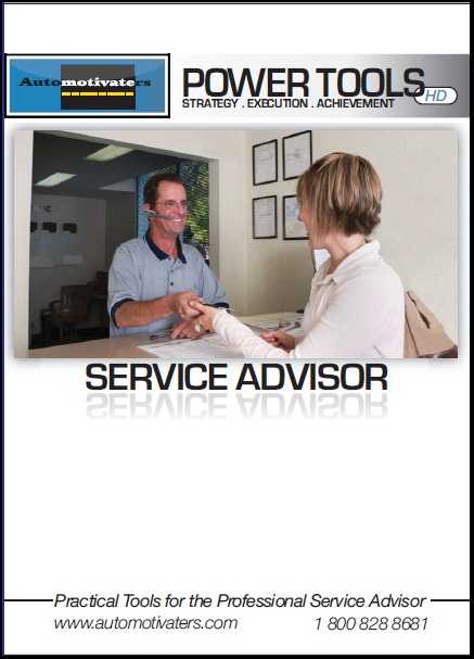 Service Advisor Selling Skills DVD